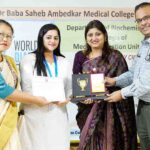 Dr. Divya Shukla, Department of Biochemistry, Medical College, Meerut, won the first prize in Scientific Oral Presentation.