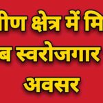 ग्रामीण क्षेत्रों में स्वरोजगार के माध्यम से रोजगार के अवसर